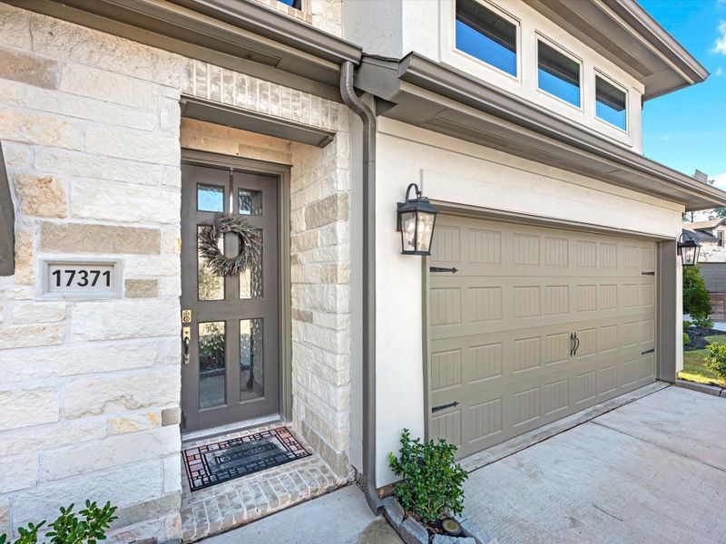 Exterior details and patio area of a home in Artavia 45', Conroe (Image 24). Exterior details and patio area of a home in Artavia 45', Conroe (Image 24).