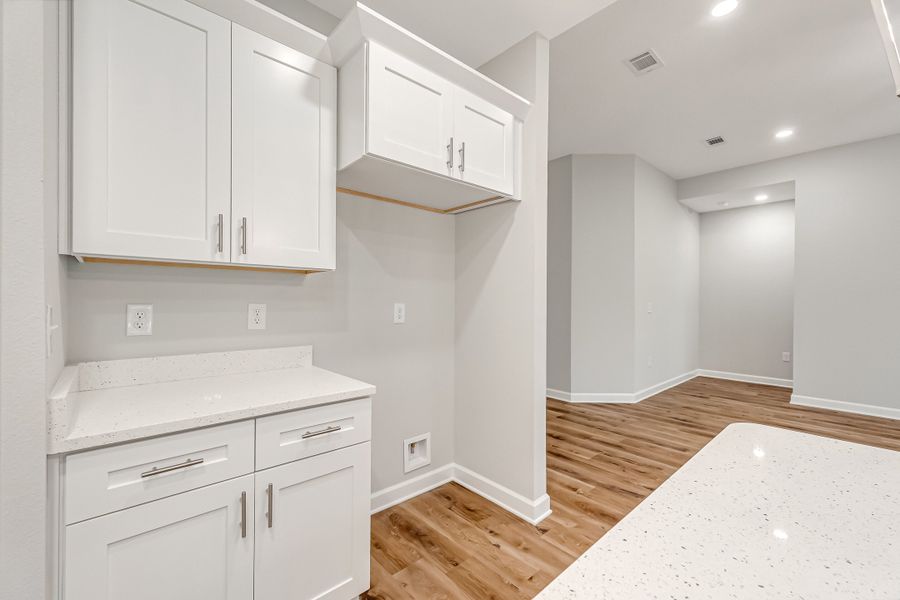 Furnished interior view inside a new home in Oak Hollow, Crestview (Image 6). Furnished interior view inside a new home in Oak Hollow, Crestview (Image 6).