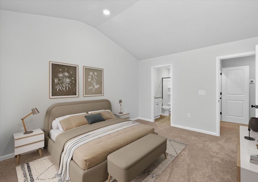 Representative furnished interior of a home built from the Holly by LGI Homes in Rhyne Court, Gastonia (Image 16).