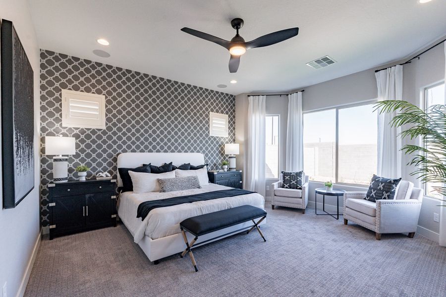 Furnished interior view inside a new home in Mirada Crossing, Goodyear (Image 19).
