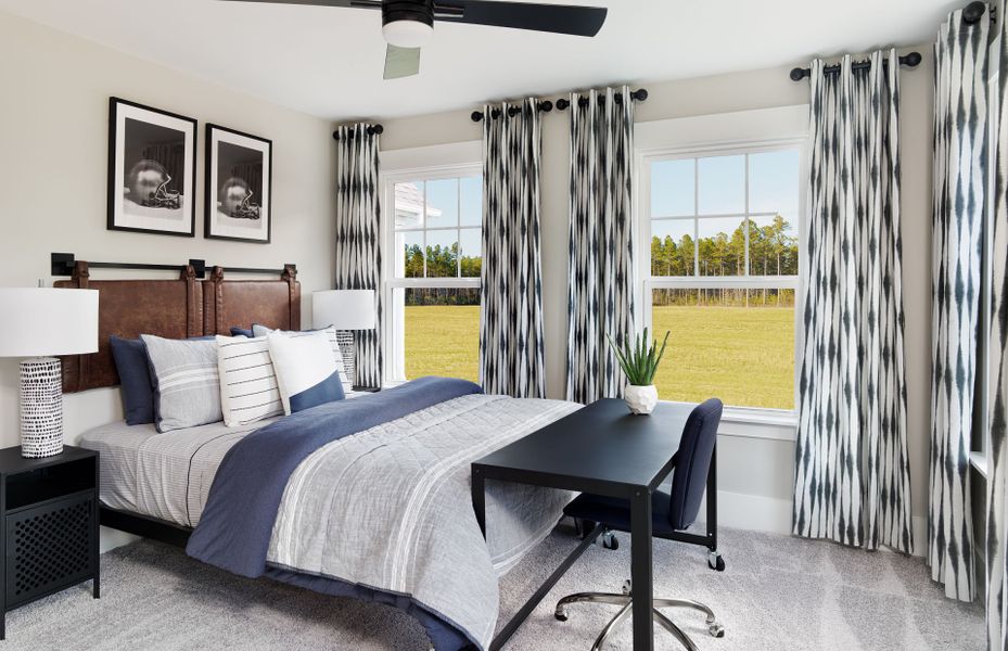 Furnished interior view inside a new home in Midpoint at New Riverside, Bluffton (Image 14).