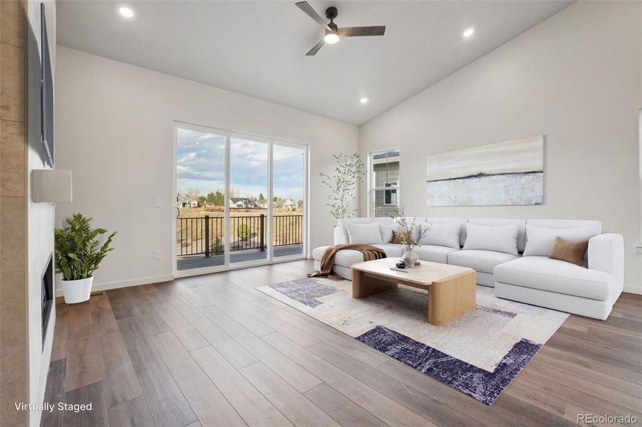 Furnished interior view inside a new home in , Fort Collins (Image 12).