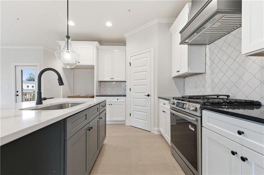 Furnished interior view inside a new home in , Marietta (Image 6).