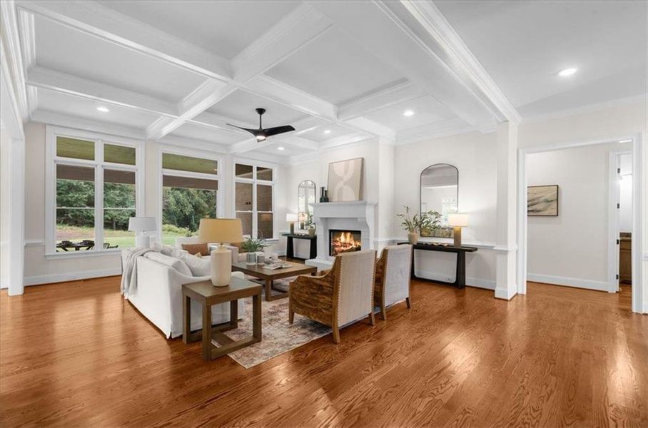 Furnished interior view inside a new home in , Canton (Image 7).