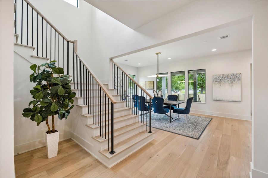Furnished interior view inside a new home in , Houston (Image 41). Furnished interior view inside a new home in , Houston (Image 41).