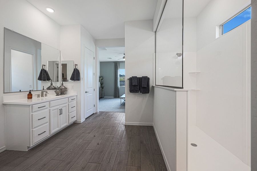 Representative furnished interior of a home built from the Slate by Mattamy Homes in Empire Pointe, Queen Creek (Image 30). Representative furnished interior of a home built from the Slate by Mattamy Homes in Empire Pointe, Queen Creek (Image 30).