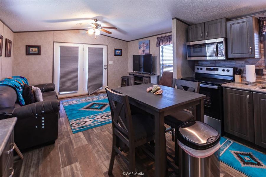 Furnished interior view inside a new home in , Rule (Image 9).