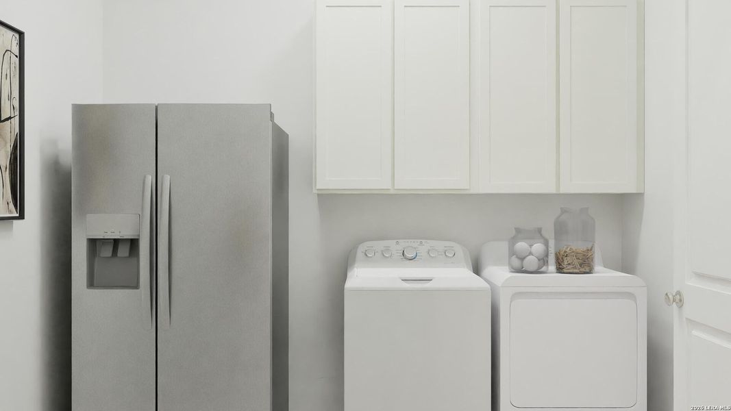 Furnished interior view inside a new home in Navarro Ranch, Seguin (Image 24).