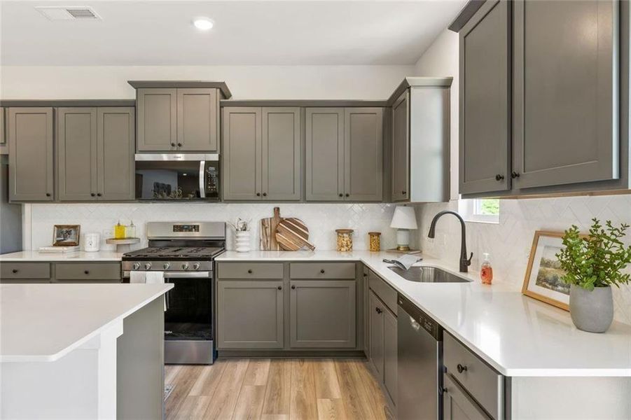 Furnished interior view inside a new home in Hawthorne Reserve, Dallas (Image 8).