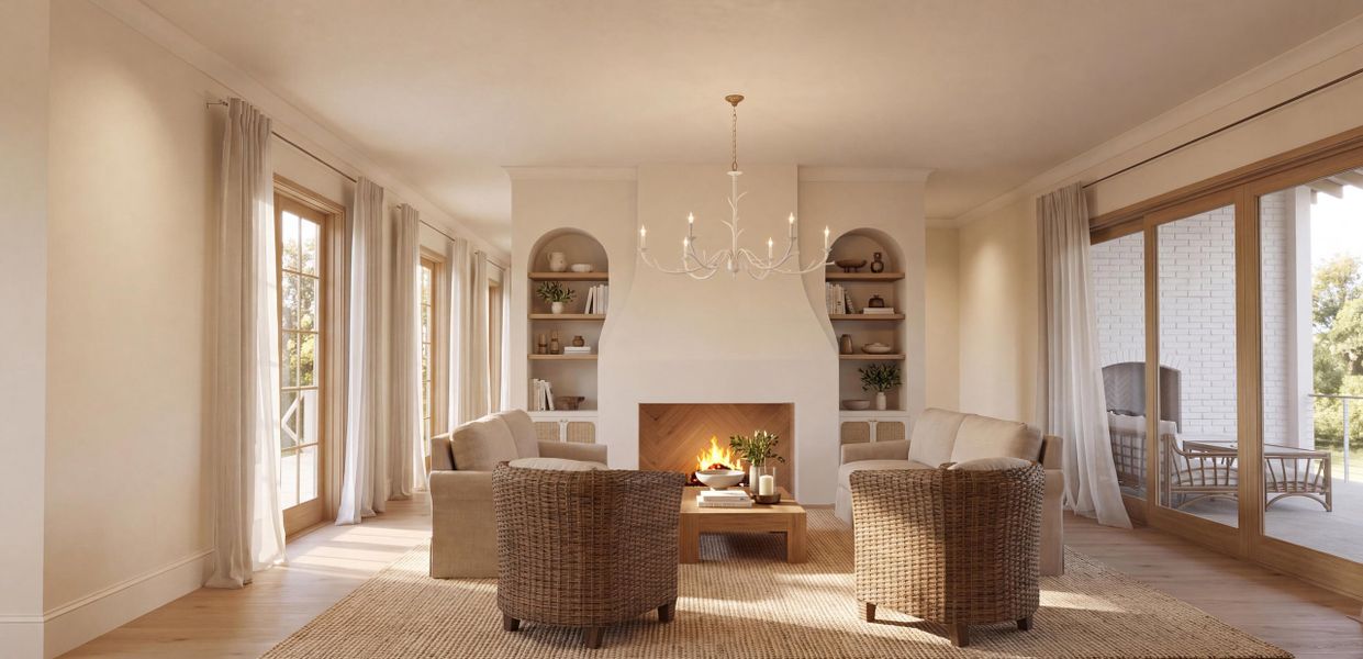 Furnished interior view inside a new home in , Mount Pleasant (Image 4).