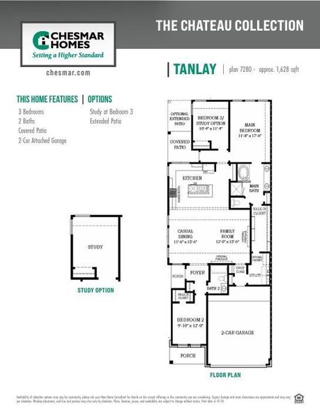 2D floor plan layout of this home in Kresston, Montgomery, TX (Image 3).