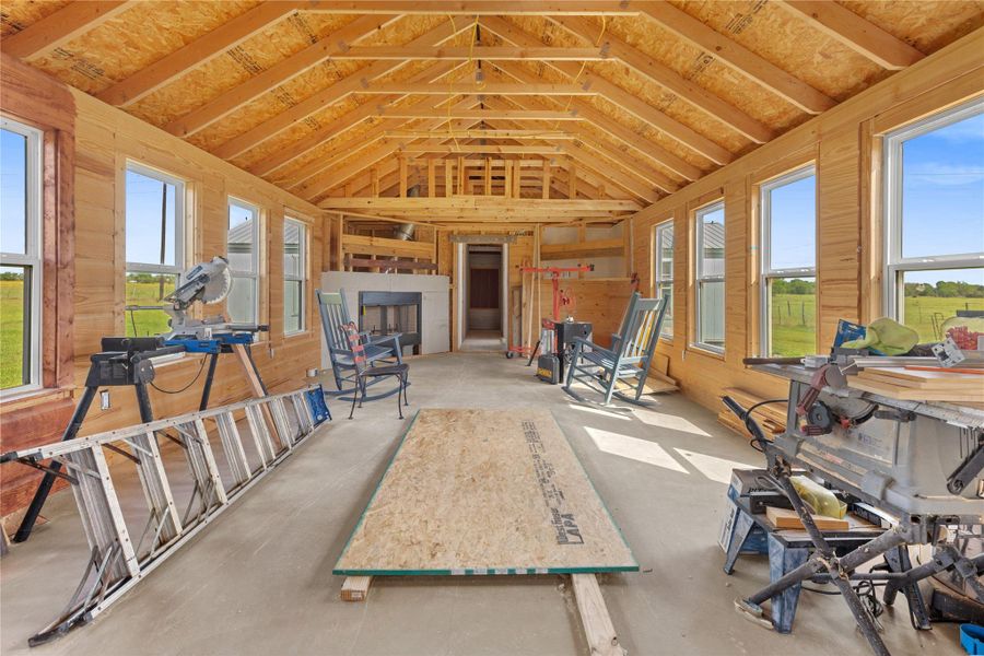 In-progress construction of a new home in , Iola, TX (Image 22).