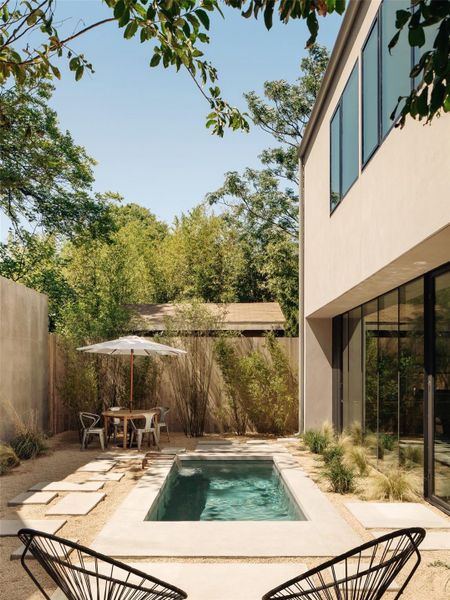 Exterior details and patio area of a home in , Austin (Image 6).