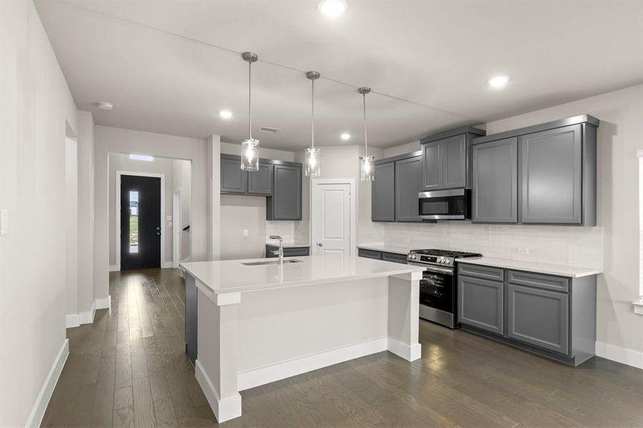 Furnished interior view inside a new home in Solterra, Mesquite (Image 7).