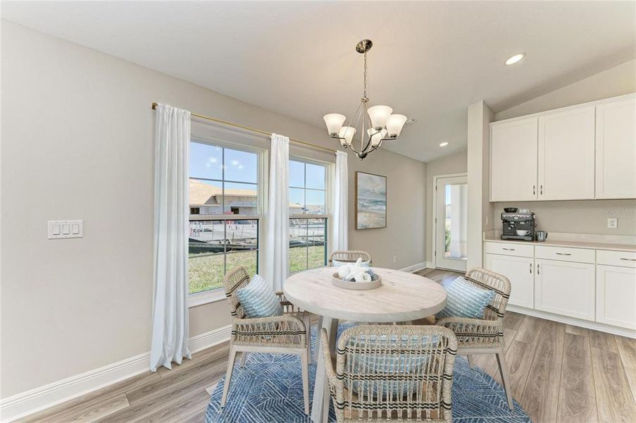 Furnished interior view inside a new home in Crosswind Point, Parrish (Image 5).