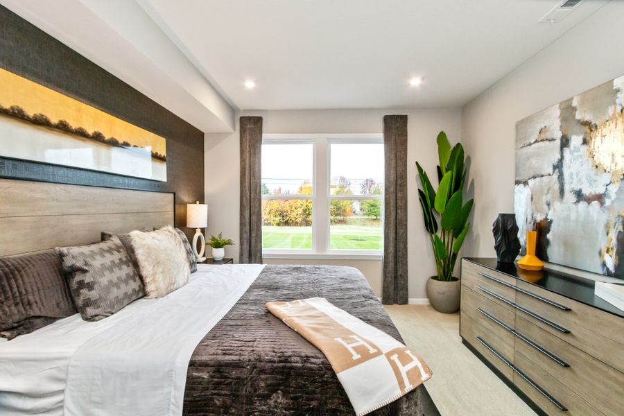 Representative furnished interior of a home built from the Wembley by Fischer Homes in Villas at Gold Creek, Dawsonville (Image 8).