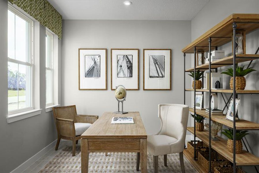 Representative furnished interior of a home built from the Brooks by Ryan Homes in Silver Oaks, Port St. Lucie (Image 8).