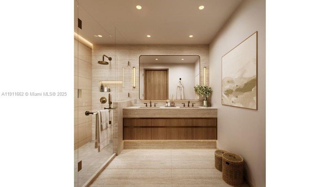 Furnished interior view inside a new home in , Miami (Image 5). Furnished interior view inside a new home in , Miami (Image 5).