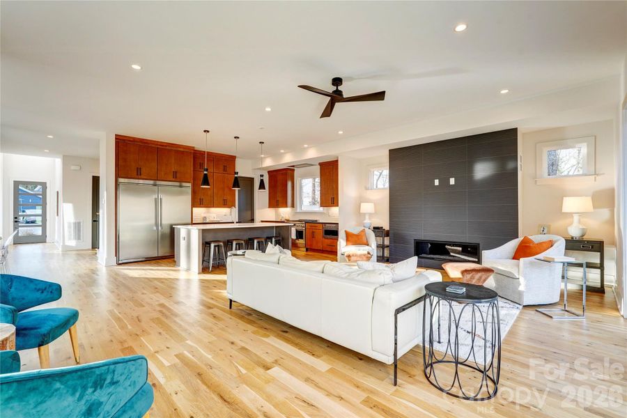 Furnished interior view inside a new home in , Charlotte (Image 10).