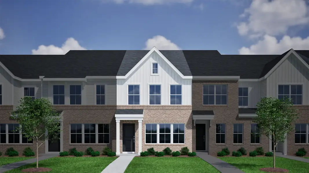 Representative exterior photo of a completed home built from the Clover - Genesis Value Collection by Mungo Homes in Cramer Village, Gastonia, NC (Image 17). Representative exterior photo of a completed home built from the Clover - Genesis Value Collection by Mungo Homes in Cramer Village, Gastonia, NC (Image 17).