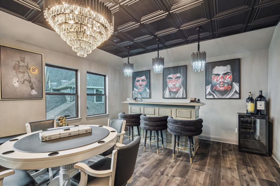 Upstairs game room Upstairs game room