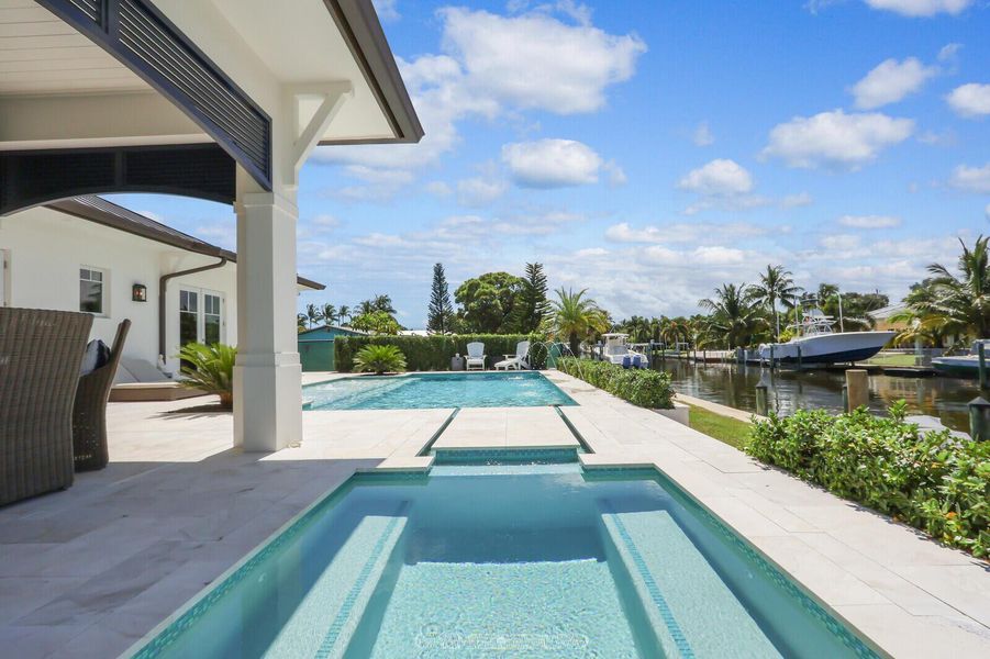 Exterior details and patio area of a home in , Jupiter (Image 20).