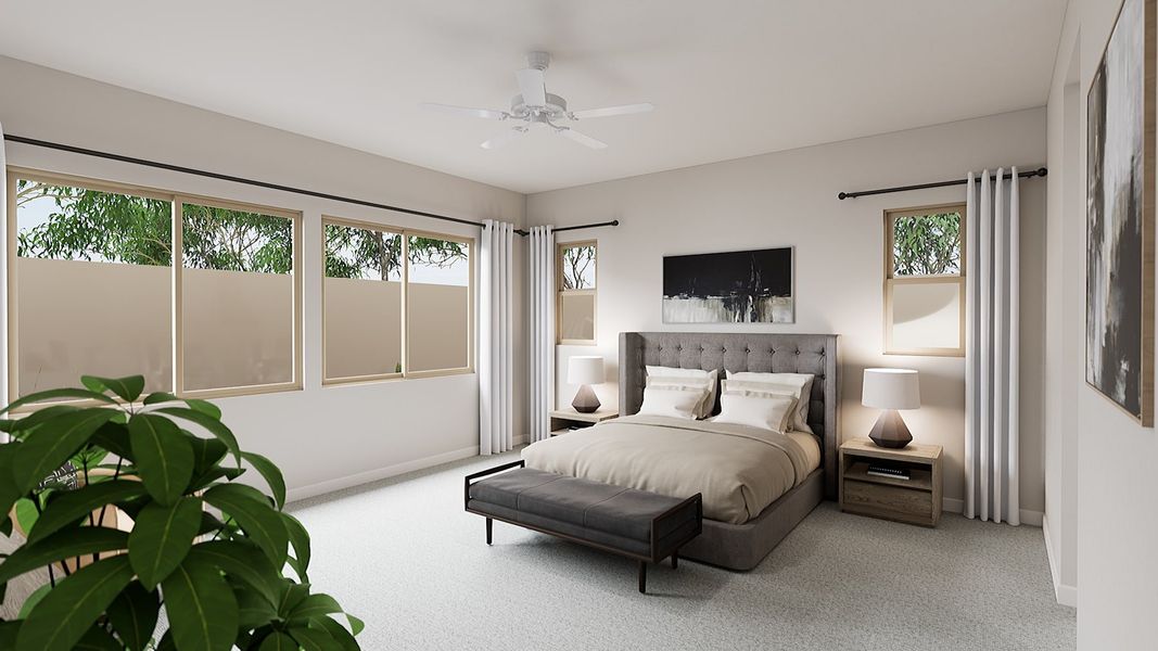 Representative furnished interior of a home built from the Parker Plan 5031 by Tri Pointe Homes in Abel Ranch, Goodyear (Image 6).