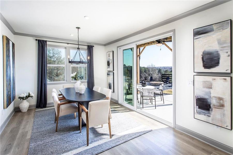 Furnished interior view inside a new home in Acacia, Cumming (Image 14).