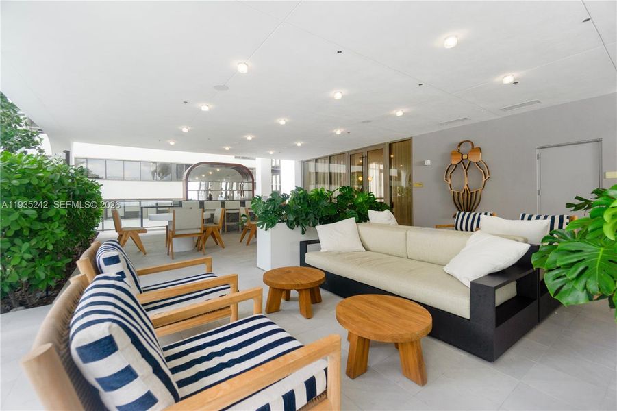 Furnished interior view inside a new home in , Miami (Image 10).