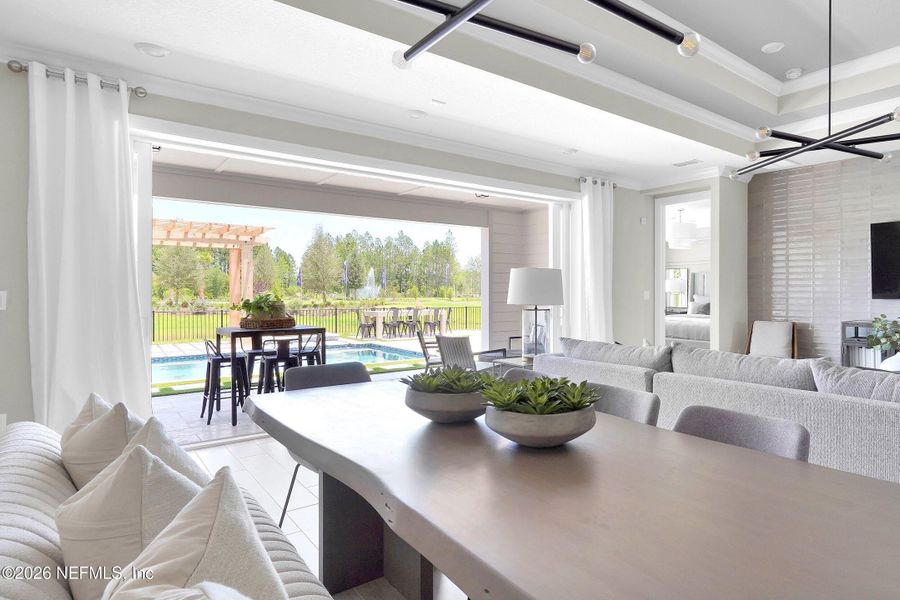 Furnished interior view inside a new home in , Yulee (Image 3).