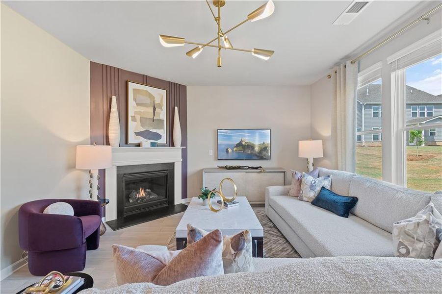 Furnished interior view inside a new home in Cooper Park, McDonough (Image 26).