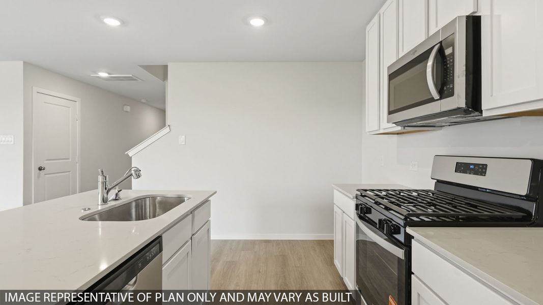 Furnished interior view inside a new home in Lexington Heights, Willis (Image 8).