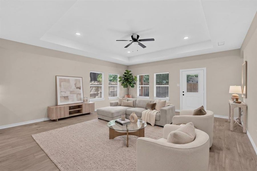 Furnished interior view inside a new home in , Gainesville (Image 13).