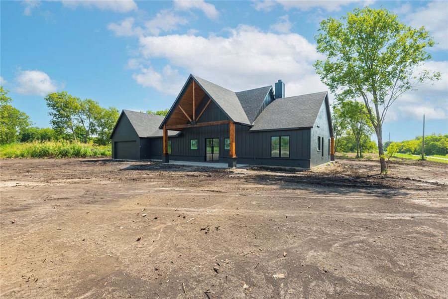 Front exterior of a new home in , Celeste, TX, highlighting curb appeal (Image 10).