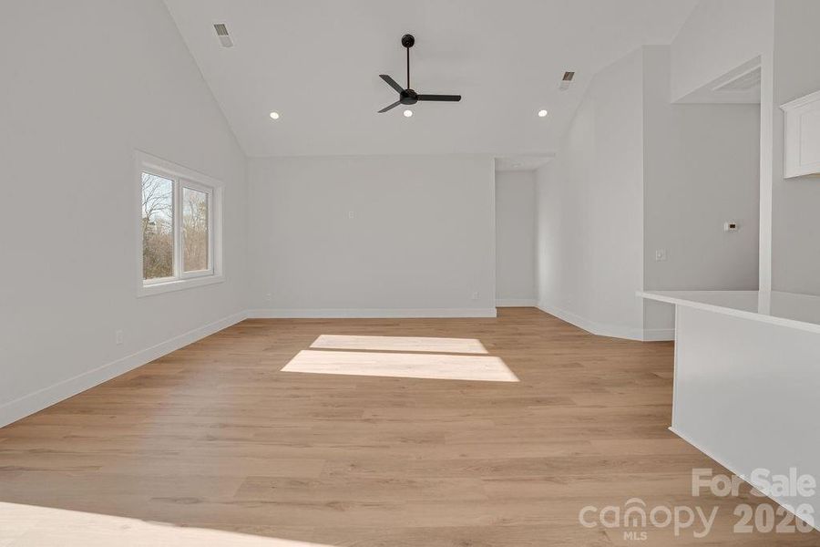 Spacious, unfurnished interior of a new home in , Iron Station (Image 12). Spacious, unfurnished interior of a new home in , Iron Station (Image 12).