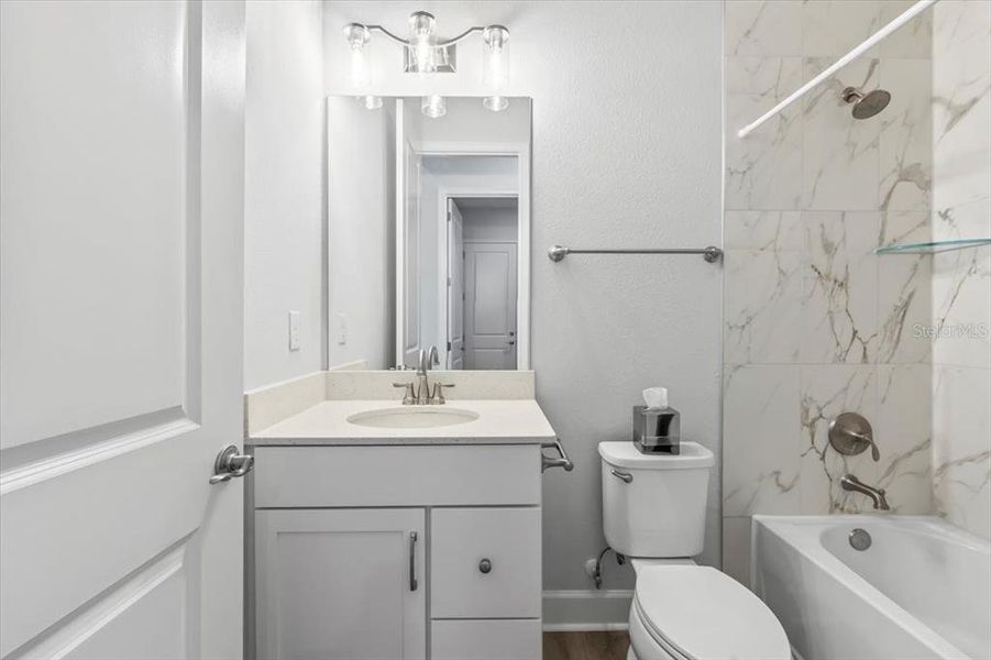 Furnished interior view inside a new home in Woodhaven, Port Orange (Image 7). Furnished interior view inside a new home in Woodhaven, Port Orange (Image 7).