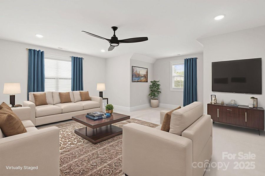 Furnished interior view inside a new home in , Charlotte (Image 5).