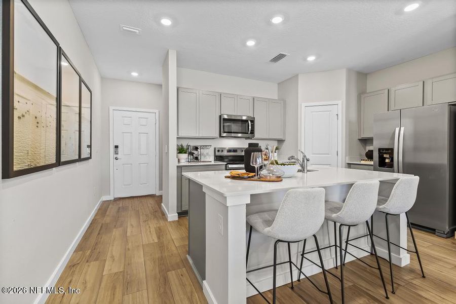 Furnished interior view inside a new home in , Jacksonville (Image 29). Furnished interior view inside a new home in , Jacksonville (Image 29).