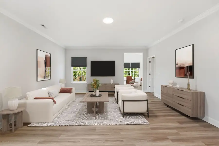 Furnished interior view inside a new home in Bell Meadows, Winnabow (Image 12).