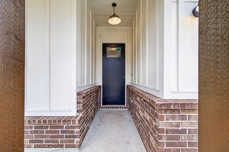 Exterior details and patio area of a home in Two Step Farm, Montgomery (Image 3).