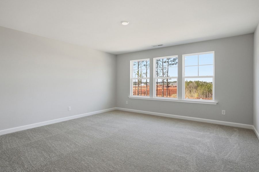 Spacious, unfurnished interior of a new home in Sweetbrier, Durham (Image 39).