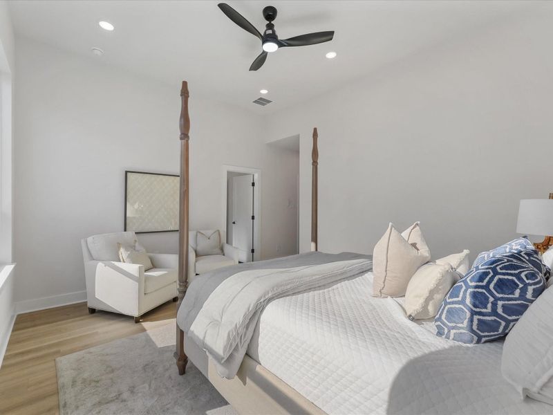 Furnished interior view inside a new home in , Houston (Image 19).