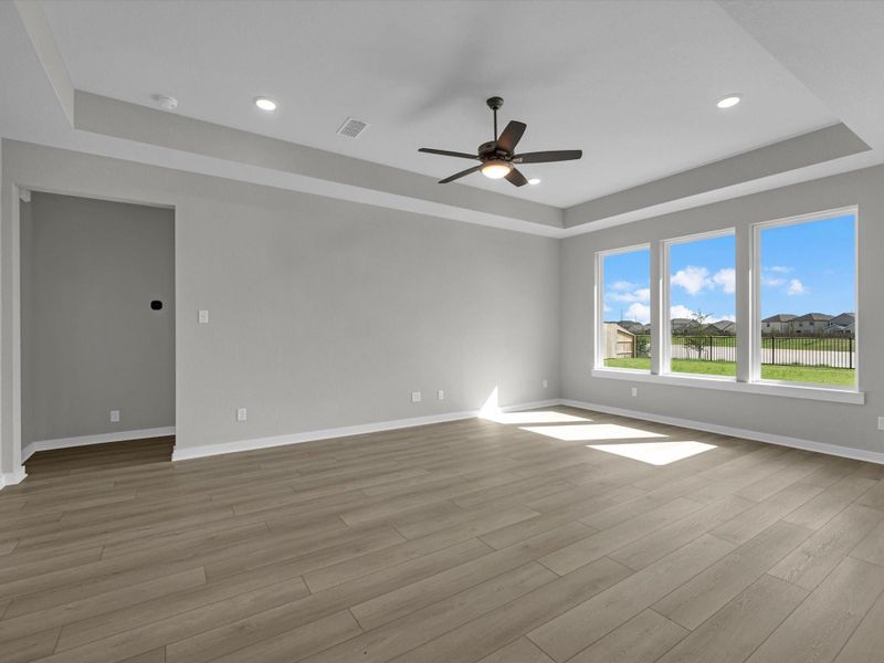 Spacious, unfurnished interior of a new home in Mason Woods, Cypress (Image 13). Spacious, unfurnished interior of a new home in Mason Woods, Cypress (Image 13).