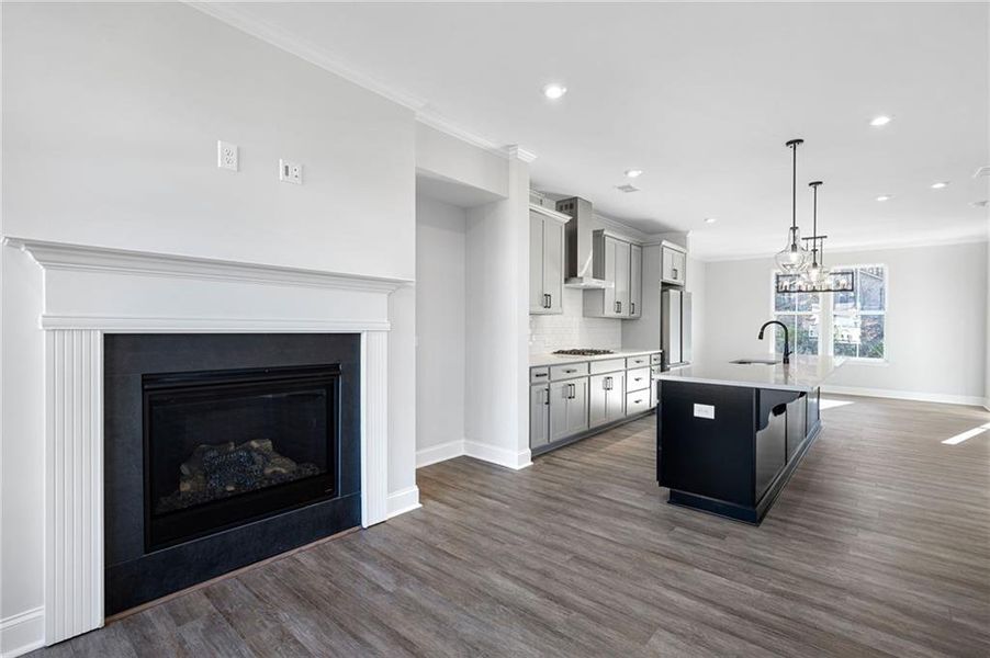 Furnished interior view inside a new home in Waverly at Buice Lake, Acworth (Image 9).