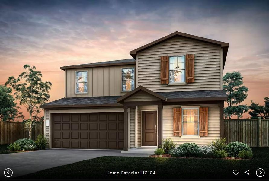 Centex Homes, Sandalwood/HC104 Rendering Centex Homes, Sandalwood/HC104 Rendering