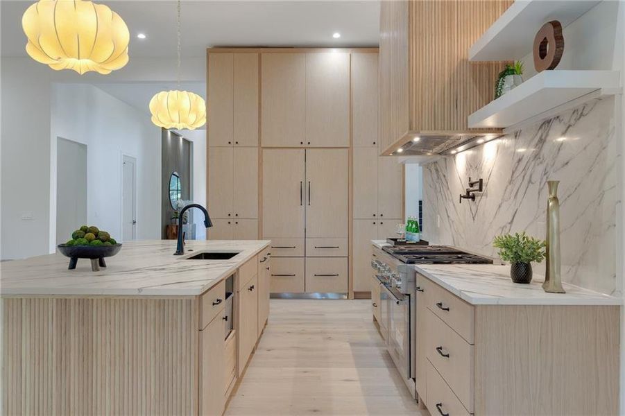 Furnished interior view inside a new home in , Atlanta (Image 11).