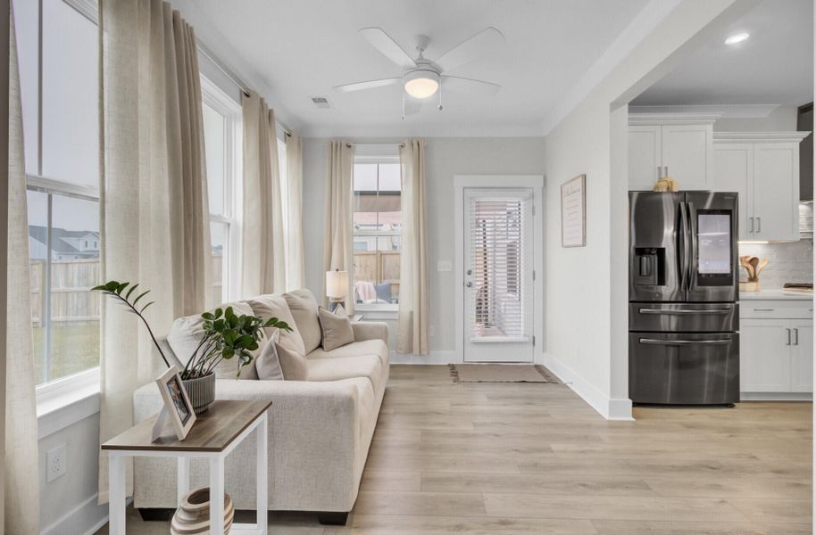 Furnished interior view inside a new home in Lochton, Summerville (Image 46).