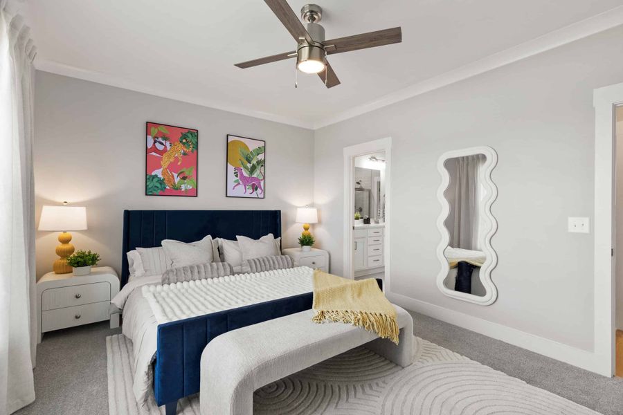 Furnished interior view inside a new home in , Gaston (Image 6).
