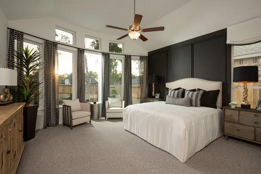 Furnished interior view inside a new home in Valencia, Manvel (Image 4).