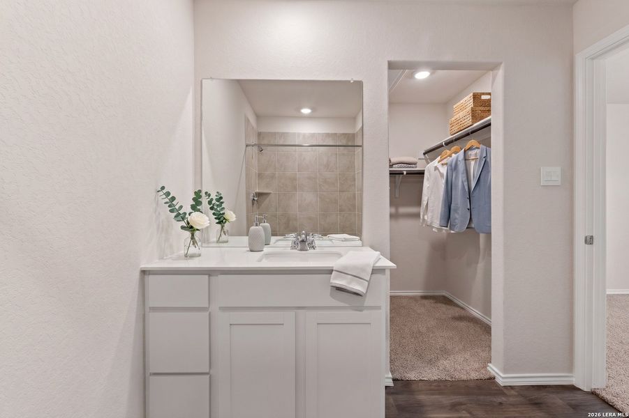 Furnished interior view inside a new home in Redbird Ranch, San Antonio (Image 10).
